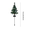 thumbnail image 4 of Aoznliie Solar Christmas Tree, 29in Christmas Tree Stake Light with Multicolor LEDs, Waterproof Outdoor Solar Garden Decor for Yard Pathway, 4 of 7