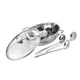 thumbnail image 1 of Homoyoyo 1 Set of Double Boiler Pot Set for Hot Pot Restaurants with Stainless Steel Design, 1 of 8