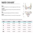 thumbnail image 4 of Kdxio Happy Easter Print Women's 2 Piece High Waisted Wrap Spaghetti Strap Summer Swimsuit Bikini Set-X-Large, 4 of 7
