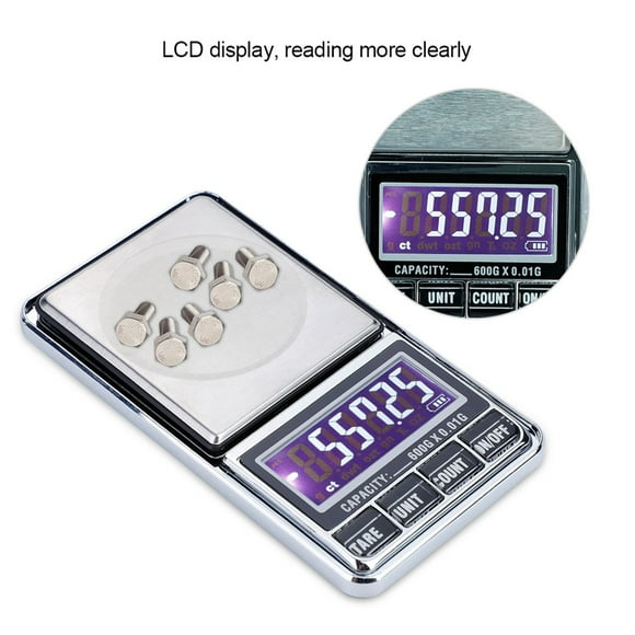 Báscula electrónica de equilibrio, báscula de peso de bolsillo de alta precisión USB Báscula de alta precisión eficiencia óptima