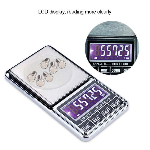 Balanza Electrónica Digital ANGGREK Pantalla LCD para Cocina y Joyería