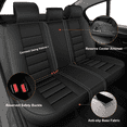 thumbnail image 4 of Car Seat Covers Fit for Ford Escape 2001-2025 2026,Waterproof Leather Seat Protector,Premuim Auto Interior Accessories Black,Full Set(2 Row 5 Seats), 4 of 10
