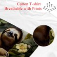 thumbnail image 2 of Sloth Classic White 100% Cotton T-Shirt for Men - Breathable Casual Tee with Crew Neck - Comfortable Basic Shirt for Daily Wear, 2 of 5