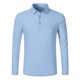 thumbnail image 5 of Ceisia Men's Relaxed Fit Linen Blend Long Sleeve Turndown Collar Shirt with Chest Pocket Light Blue S Gifts, 5 of 6