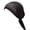 Black, variant on Women Ladies Elastic Crystal Turban Hats Solid Long Tail Hair Head Wrap Cap