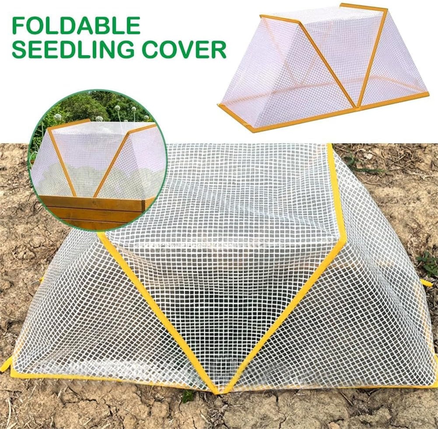 Garden Row Accelerator Plants Cover Foldable Raised Garden Beds Greenhouse Cover Vegetable Rows Plant Protector Plant Net Cage Guard Greenhouse Cover 1 Pc 80 x 34 x 35 cm