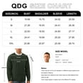 thumbnail image 5 of QDG Men's Cable Knit Pullover Sweater Casual Crewneck Long Sleeve Knitted Sweater, 5 of 8