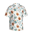 thumbnail image 2 of Balery Various Turtle Print Men's Hawaiian Shirts Short Sleeve Beach Shirt Relaxed Fit Vacation Button Down Shirts-, 2 of 9