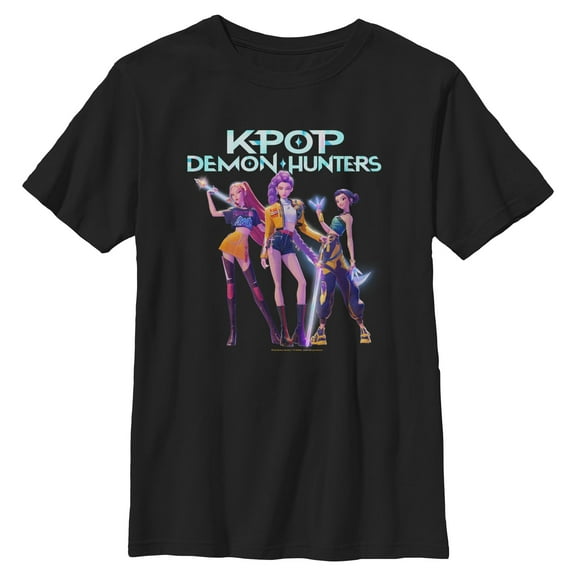 Boys KPop Demon Hunters Girls Group Shot T Shirt