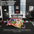 thumbnail image 2 of Comforter Franco La película de Super Mario Bros. Twin/Full, 2 of 7