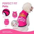 thumbnail image 6 of 4 Pieces Dog Clothes for Small Dogs Girl, Soft Puppy Shirt Cute Chihuahua Teacup Dog Clothes Female Dog Shirts Breathable Pet Clothing Pink Girl Doggie Clothes, 6 of 8