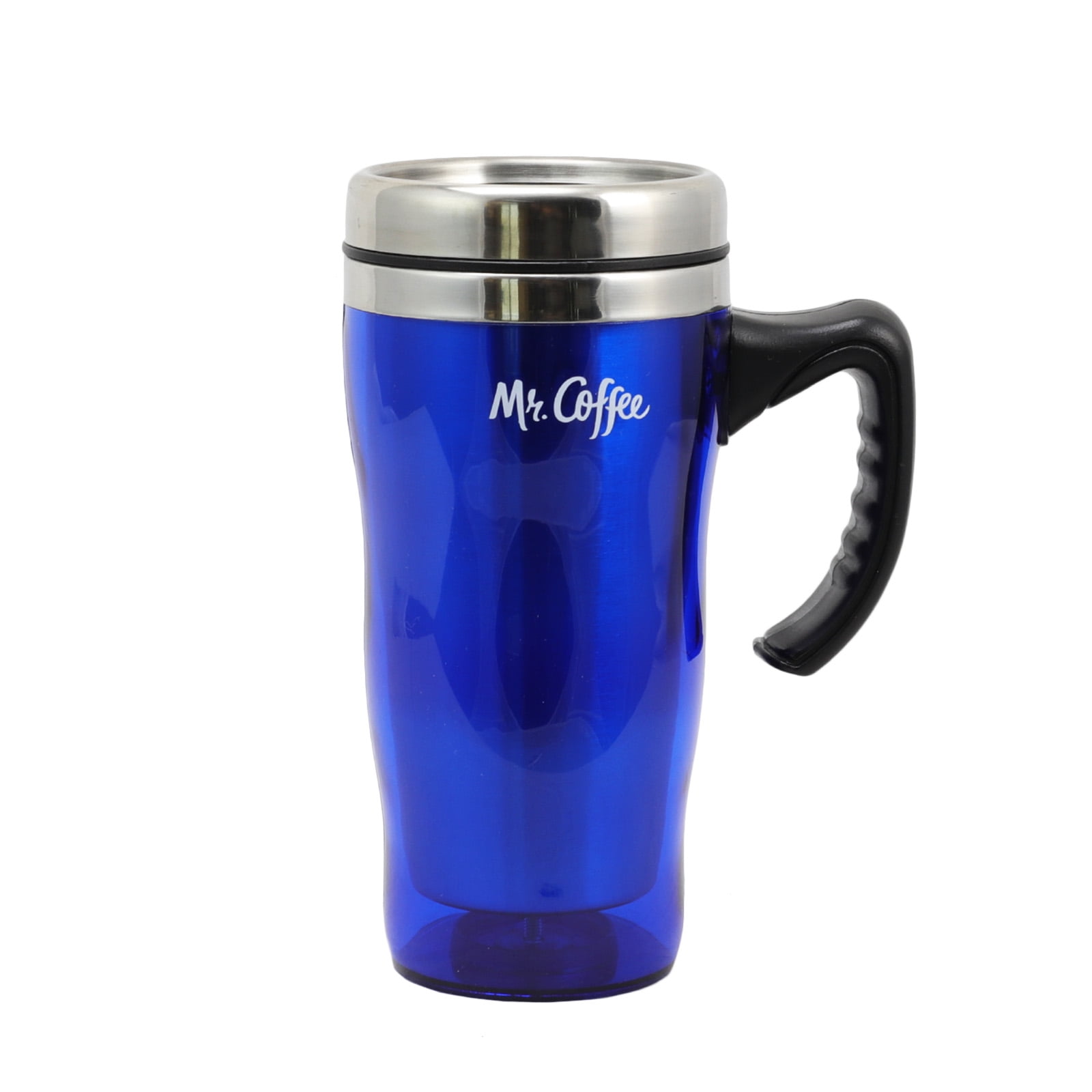travel coffee mug blue