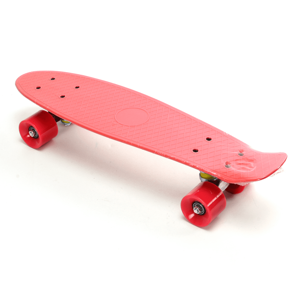 ChromeWheels 22" Board Cruiser Skateboard - Red - Walmart.com