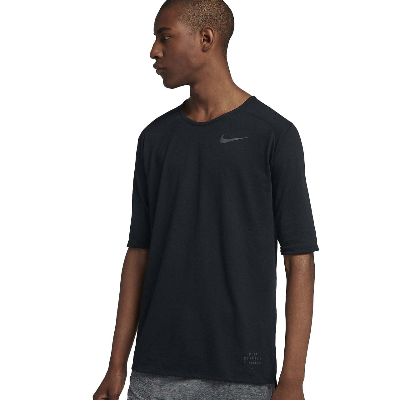Prominente consenso malicioso Nike Men's Running Division Rise 365 Dri-Fit Top (Small, Black) -  Walmart.com