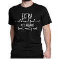 thumbnail image 2 of Extra Thankful This Year Shirt, Thanksgiving Maternity Shirt, Pregnancy Announcement Shirt (Black Mens, Large), 2 of 6