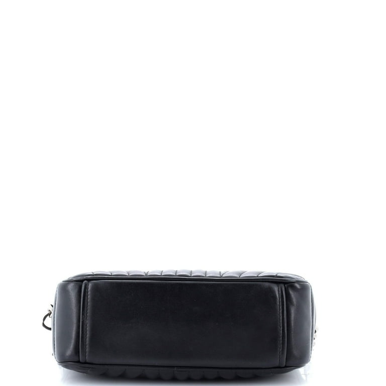 Pre-Owned Prada Camera Bag Diagramme Quilted Leather Small By