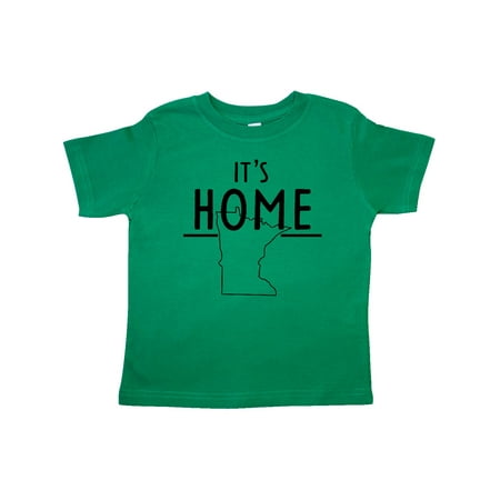 

Inktastic It s Home- Minnesota State Outline Gift Toddler Boy or Toddler Girl T-Shirt