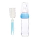 thumbnail image 3 of Botella de cuchara exprimible,Botella de cuchara exprimible con alimentador de alimentos para bebés de 120 ml,Cuchara de alimentación para bebés Botella de suplemento alimenticio,Botella Azul, 3 of 9