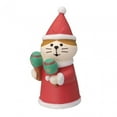 thumbnail image 4 of Adornos navideños para gatos BLESIY Figuras de gatos de resina, 4 of 8