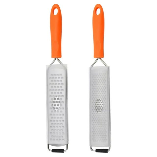 2 cortadores de cocina multifuncionales de acero inoxidable para frutas y queso.