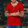 thumbnail image 2 of Playeras Oversize Para Hombre, Camiseta De Manga Corta Con Cuello En V Y Músculos Para Fitness, Informal, De Moda, De Secado Rápido, Transpirable Y Que Absorbe El Sudor., 2 of 4