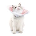 thumbnail image 3 of Cat Cone Collar Adjustable Double-layer Elizabethan Collar for After Surgery Recovery Pet Cone For Cats Kittens Rabbits, 3 of 9