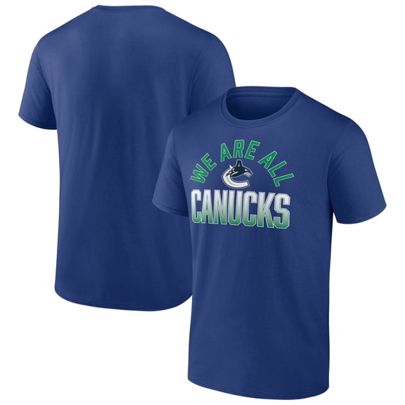 Men's Blue Vancouver Canucks Open Net T-Shirt