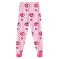 thumbnail image 5 of Hessimy Toddler Boys Girls Spring Summer Soft Fabric Thermal Underwear Soft Warm Long Sleepwear Pjs Set(Red,5-6 Years), 5 of 7
