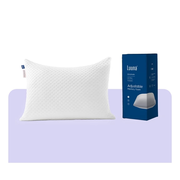 Almohada Luuna Ajustable Suave Tamaño King Size Memory Foam