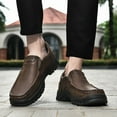 thumbnail image 3 of Men's All-Season Slip-On Loafers, Wear in Spring and Autumn, Dressy Shoes, Durable Non-Slip Outdoor Shoes for Daily Office, 3 of 9