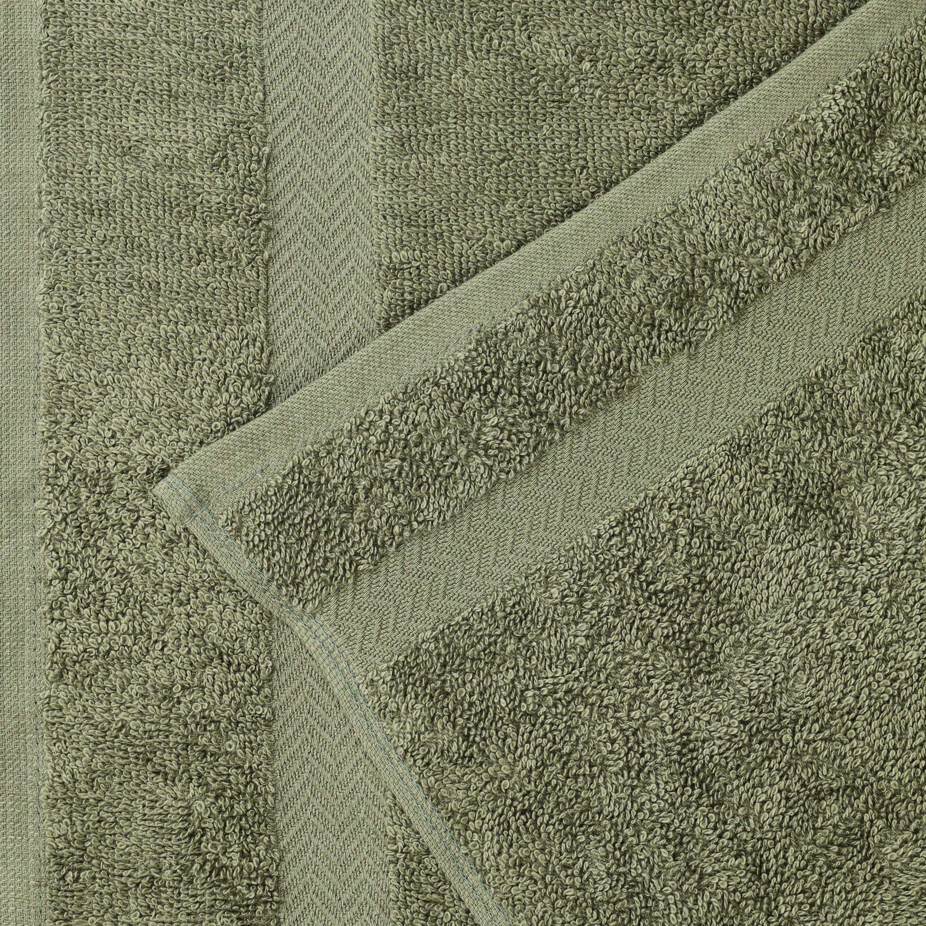Superior Franklin 2-Piece Cotton Bath Sheet Set, Super Soft Quick Dry Fade Resistant Towels, Forest Green