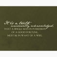 thumbnail image 3 of CafePress - A Truth Universally... - Greeting Cards (Pk of 10) Glossy, 3 of 3