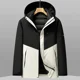 thumbnail image 2 of Chaqueta de plumón corta de lujo para mujer, de invierno, acolchada, con relleno de plumón de pato, forro extraíble, chaquetas para hombre, abrigo impermeable para parejas, 2 of 4