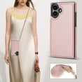 thumbnail image 6 of Dteck Flip Leather Wallet Case for iPhone 16 Plus 5G, Crossbody Wallet Phone Case with Credit Card Holder Strap Lanyard, Women Girl Purse Kickstand, Pink, 6 of 8