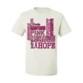 thumbnail image 2 of Wild Bobby Breast Cancer Awareness Words of Encouragement Distressed Breast Cancer Awareness Men Tee, White, XX-Large, 2 of 6