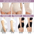 thumbnail image 5 of Qric Women Tummy Control Shapewear Panties Cincher Girdle Hip Lifter Seamless Thong Briefs Body Shaper Underwear Beige 2XL, 5 of 6