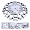 thumbnail image 5 of OFFIGAM Vintage Dial Clock European Hollowed-out Silent 3D Large Decorative Wall Clock for Living Room Bedroom Kitchen(Silver), 5 of 9