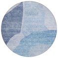 thumbnail image 2 of Addison Rugs Chantille Indoor/Outdoor Transitional Abstract Denim Washable Round Rug, 8' x 8', 2 of 6