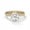 Rose, variant on Classic Round Cut Real Moissanite Engagement Ring Band in 14K Gold Plated