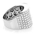 thumbnail image 2 of Mens Diamond Rings Collection Custom Made 14k Gold Ring 4.5 Ctw (White Gold Size 12), 2 of 3