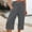 Gray, variant on Outfmvch Summer Pants for Women Cropped Linen Pants Women Flowy Pants for Women Petite Cotton Linen Pants Summer Beach Vacation Cotton Linen Casual Summer Women High Waisted Wide Leg Army Green S-2XL