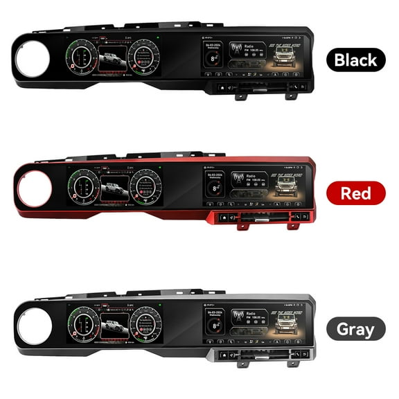 Aotsr NEW 27 Inches QLED Jeep Wrangler 2018-2021 Digital Cluster, Multimedia player Radio screen