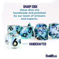 thumbnail image 3 of Metallic Dice Games LIC931 7-Set Sharp Edge Resin - Captured Frost Dice Game, 3 of 9