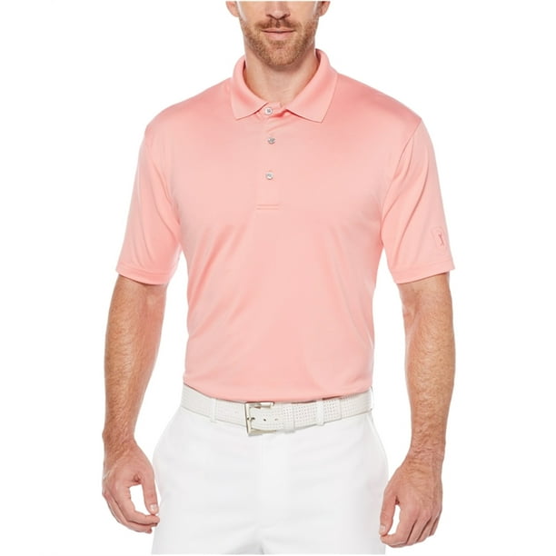 Polo de Rugby PGA Tour Motion Flux Performance para hombre rosa grande