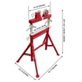 thumbnail image 2 of Tube Pipe Roller Support Welding Positioner Height Adjustable 29"-43" Working Range 1/2"-36", 2 of 17