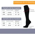thumbnail image 3 of 6pars Medias Calcetas Compresión ,alivia Varices Circulación LingWen 9024719144474, 3 of 5