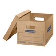 thumbnail image 3 of Bankers Box SmoothMove Classic Moving Boxes, Tape-Free Assembly, Easy Carry Handles, Small, 15 x 12 x 10 Inches, 20 Pack (7714210) (FEL7714210), 3 of 6