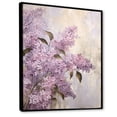 thumbnail image 2 of Designart "Dreamscape Of Beautiful Lilacs III" Lilacs Floater Framed Wall Art Living Room, 2 of 5