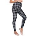 thumbnail image 2 of Women's Super Comfy Maternity Leggings LM48224 10685 BLACK/IVOR XL, 2 of 2