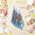 thumbnail image 3 of SKYSONIC Bullfinch Bird Baby Muslin Washcloths Face Towel, Winter Burp Cloths Cotton Wipes 5 PCS Infant Wash Cloth for Newborn Boys Girls 12"x12", 3 of 7